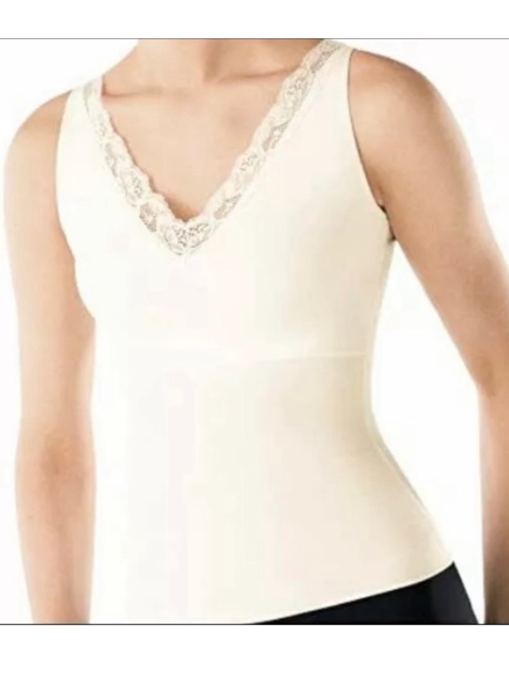 NWT Spanx By Sara Blakely V Neck Lace Camisole